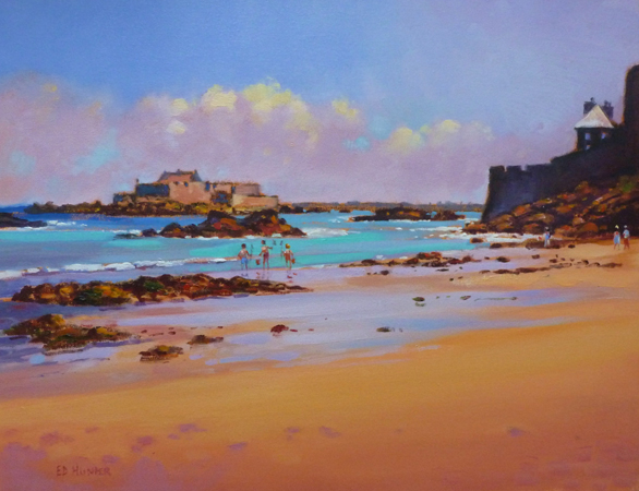 Saint-Malo beach, France